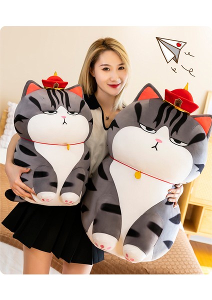 35C'M Internet Ünlü Kedi Bebek Karikatür Animasyon Peluş Oyuncak Yastık (Yurt Dışından)