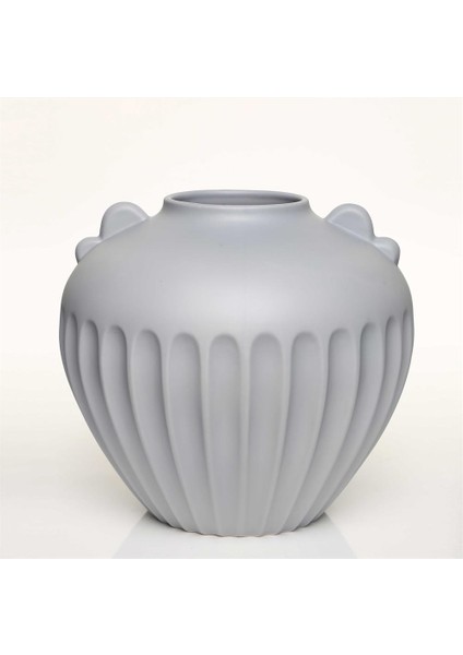 Antıque Gri Vazo Kısa 27*27*24 cm AK.JL0056