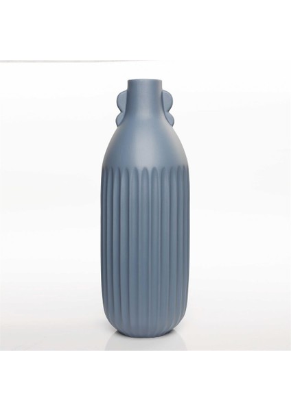 Antıque Mavi Vazo Büyük 14*14*45 cm AK.JL0049