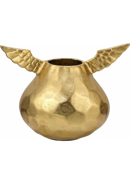 Gold Dekoratif Kanatlı Vazo 30*11*21 cm AK.IU0345