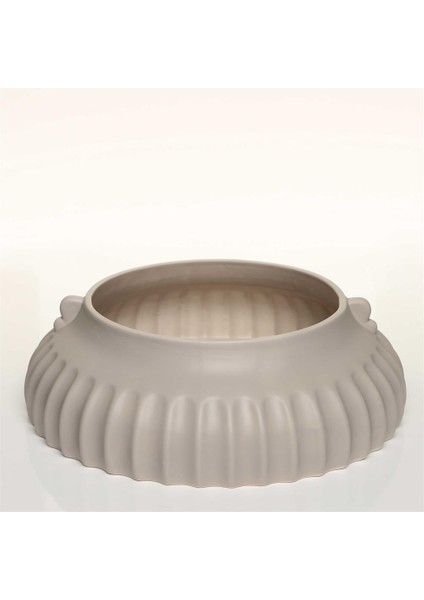 Bowl Krem Vazo 33*33*10 cm AK.JL0046