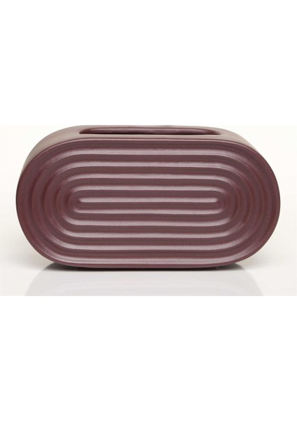 Oasıs Bordo Vazo Küçük 21*9*11 cm AK.JL0009