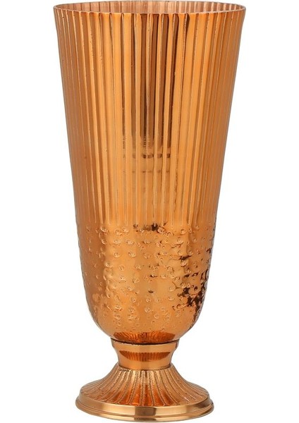 Bakır Çizgili Çiçeklik Küçük 16*36 cm AK.IR0151