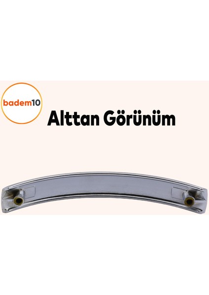 Mobilya Mutfak Dolabı Çekmece Dolap Kapak Kulpu Kulbu Krom 128 mm Metal Kulp
