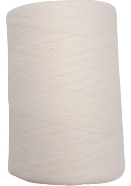 100 gr Ithal Bambu Natural Soft Rafya Beyaz Renk NO:D01