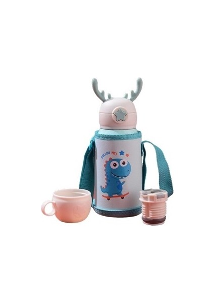 500 Ml. Paslanmaz Çelik Taşınabilir Yalıtımlı Çocuk Suluklar Mataralar (Yurt Dışından)