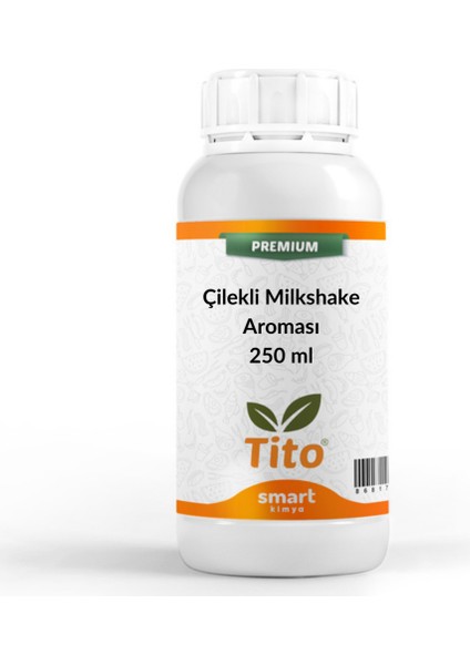 Premium Çilekli Milkshake Aroması 250 ml