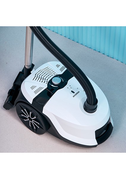Toz Torbalı Elektrikli Süpürge Beyaz Renk - HB110S