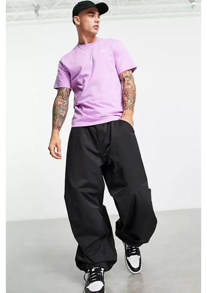 Sportswear Clup Tee Lila Renk Erkek Spor Tişört fırsatları