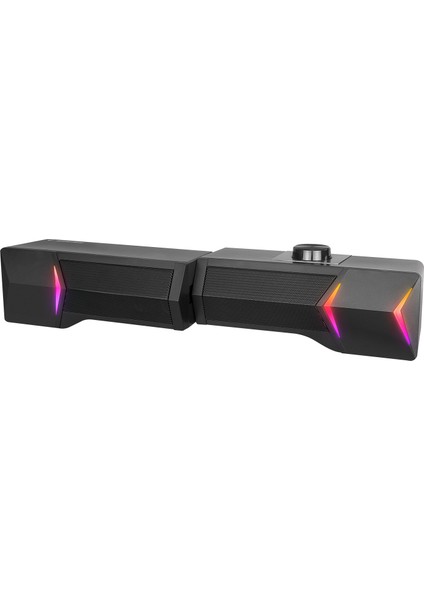 Elegant X10 2.0 Bluetoothlu Rms 3W*2 Rgb Işıklı Multimedia USB 5V 45DB Gaming Oyuncu Speaker