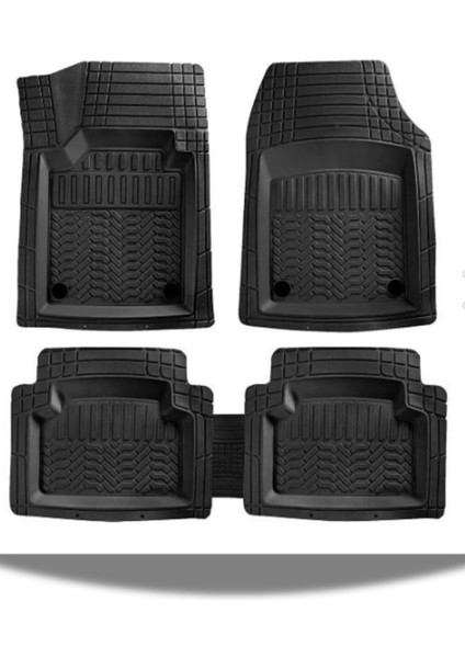 Fiat Panda 2019 Model Aron 4d Havuzlu Siyah Paspas