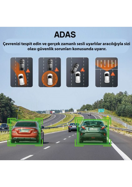 Dash Cam A510 Araç İçi Kamera 2024