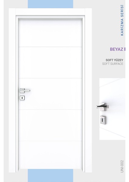 Melamin Karizma Iki Oda Kapısı, Beyaz, 76/204/18-27 cm fiyatları