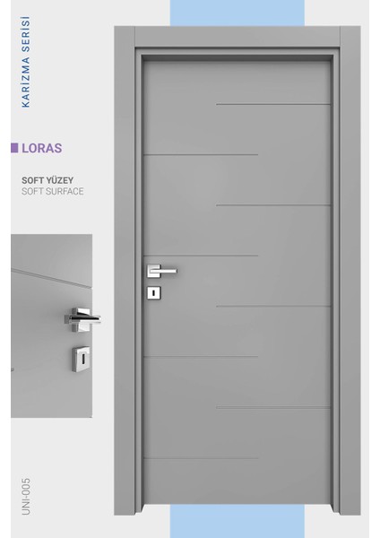 Melamin Karizma Loras Beş Oda Kapısı, 86/204/9-13 cm fiyatları