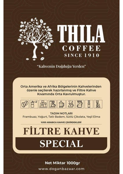 Thila Coffee  Filtre Kahve Filtre Special 1000 gr