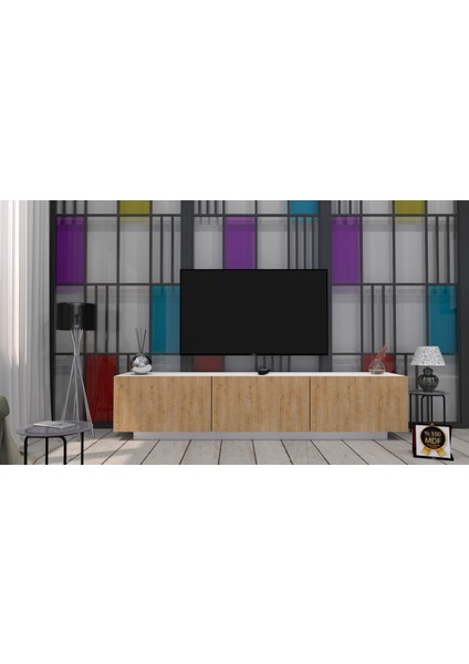 Molto Tv ÜNITESI, Mdf,kolay Kurulum ,tv Sehpa,tv Dolabı