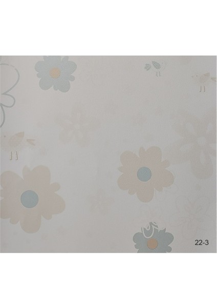 Halley Kids 22-3 Çiçek Desenli Duvar Kağıdı