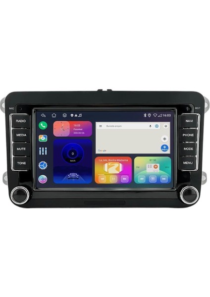 Volkswagen Caddy Android Multimedya Sistemi (2004-2020) CRV-4570XD