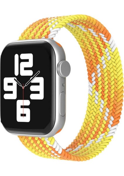 Apple Watch Solo Loop S Beden 42 44 45MM Esnek Örgü Kordon