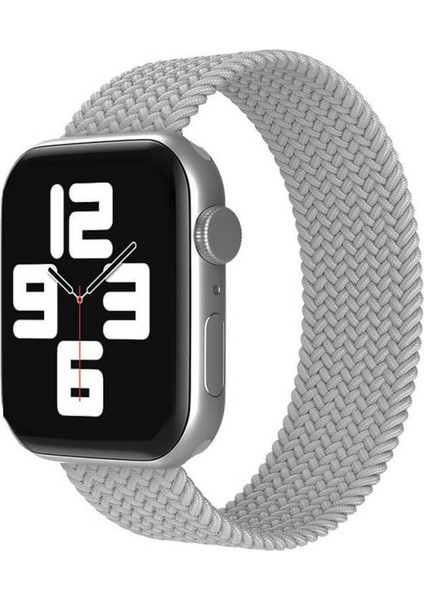 Apple Watch Solo Loop S Beden 42 44 45MM Esnek Örgü Kordon