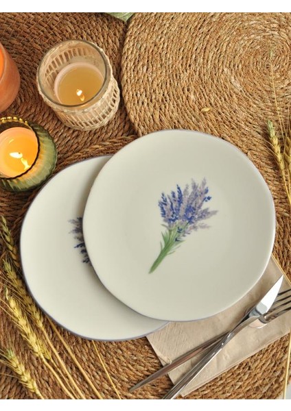 Sipahi Lavanta 6 Li Porsenel Pasta Tabağı 19 cm