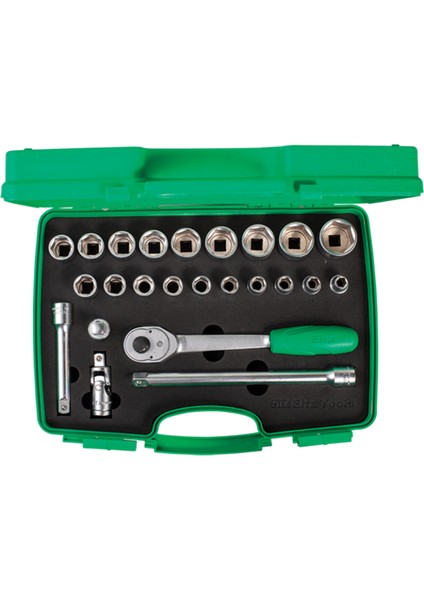 Elta 1/2'' Altı Köşe Lokma Anahtar Takımı 24 Parça 1115002024