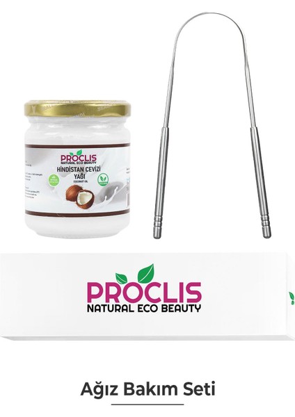 Soğuk Sıkım Hindistan Cevizi Yağı 150 gr Dil Sıyırıcı (Temizleyici) Büyük