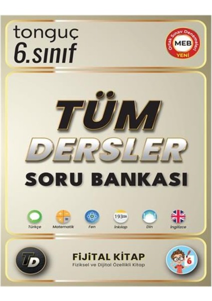 6. Sınıf Tüm Dersler Soru Bankası - İngilizce 2'li Set