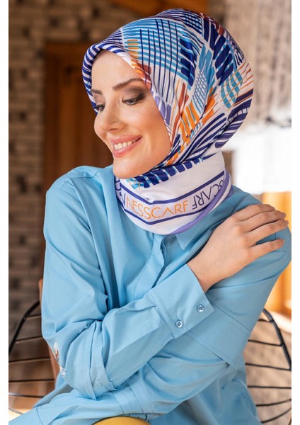Nes Twill Eşarp Beyaz