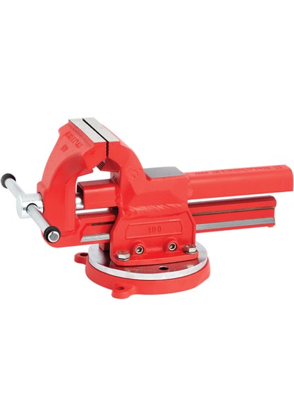 Izeltaş Dövme Çelik Mengene (Döner Tabla Dahil) 100 mm 7400000100