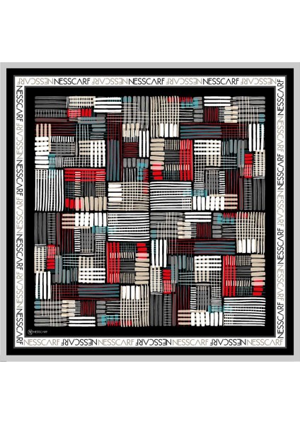 Nes Twill Eşarp Siyah