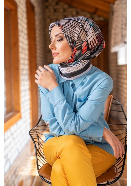 Nes Twill Eşarp Siyah modelleri