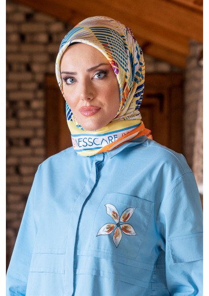 Nes Twill Eşarp Sarı