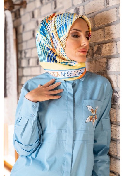 Nes Twill Eşarp Sarı