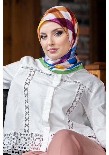 Tina Twill Eşarp Vizon