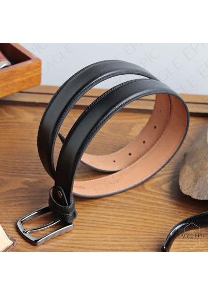 Deri Klasik Erkek Kemeri