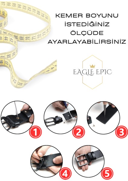 Deri Klasik Erkek Kemeri indirimleri