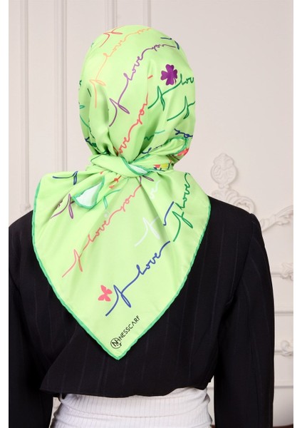 Valeria Twill Eşarp Yeşil fırsatları