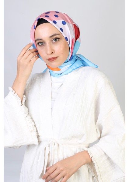 Oasis Twill Eşarp Mavi