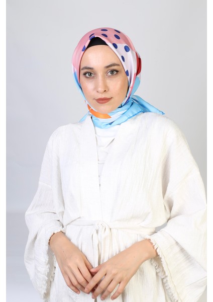 Oasis Twill Eşarp Mavi