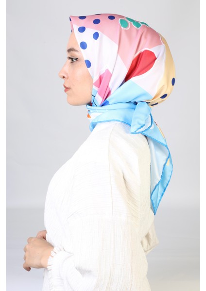 Oasis Twill Eşarp Mavi