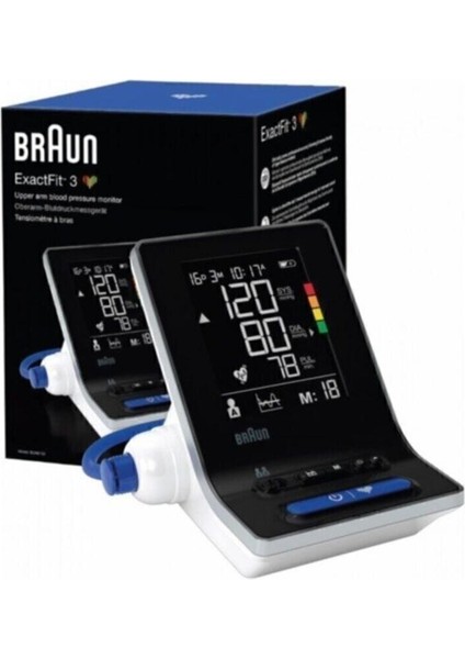 Dijital Exactfit 3 BUA6150 Üst Kol Ölçer Tansiyon Aleti Kol Pilli