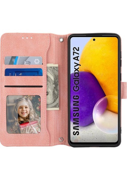 Samsung Galaxy A72 4g Için Flip Case/5g Kart Tutucu Pu Deri Kayış (Yurt Dışından) indirimleri