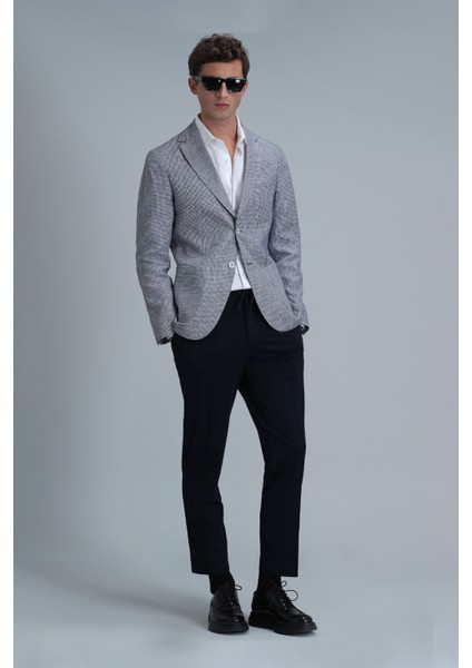 Pure Spor Erkek Blazer Ceket Slim Fit Lacivert