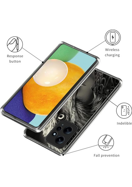 Xiaomi Redmi Note 12 4g Kılıf Için Çizilmeye Dayanıklı Tpu Desen Baskı Arka Telefon Kapağı-Kartal (Yurt Dışından) modelleri