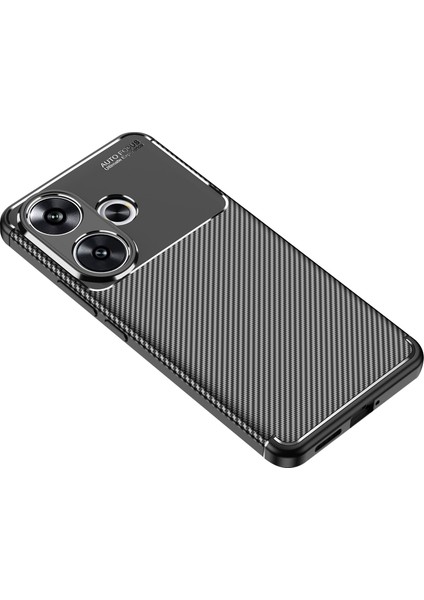 Xiaomi Poco F6 5g Kılıf Tpu Karbon Fiber Doku Şok Emme Telefon Kapağı Için (Yurt Dışından)