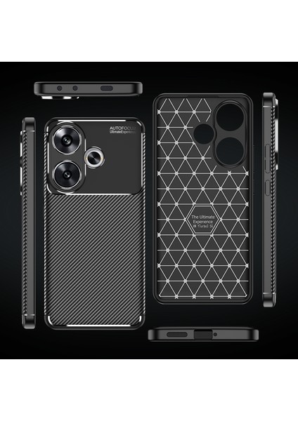 Xiaomi Poco F6 5g Kılıf Tpu Karbon Fiber Doku Şok Emme Telefon Kapağı Için (Yurt Dışından) indirimleri