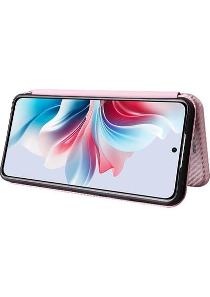 Kart Tutucu Kickstand Manyetik Karbon ile Oppo Oppo 11F 5g Için Kılıf (Yurt Dışından) modelleri