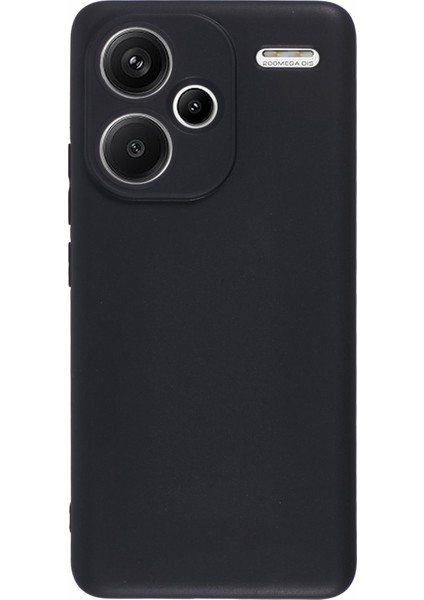 Xiaomi Redmi Note 13 Pro+5g Telefon Kılıfı Parlak Yüzey Yumuşak Tpu Arka Kapak-Siyah (Yurt Dışından)