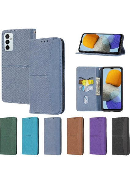 Samsung Galaxy M23 5g Için KILIF/F23 El Cüzdan Kredi Kartı Tutucu Flip Pu (Yurt Dışından)
